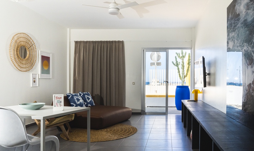 Duplex con ingresso indipendente e vista sulla strada della terrazza - 1 camera da letto Hotel Buendía Corralejo Fuerteventura