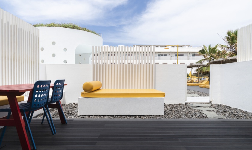 Duplex con terraza vista sul patio - 3 camere da letto Hotel Buendía Corralejo Fuerteventura
