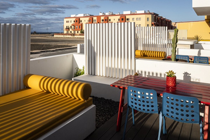 Duplex con ingresso separato, terrazza con vista sulla strada Hotel Buendía Corralejo Fuerteventura