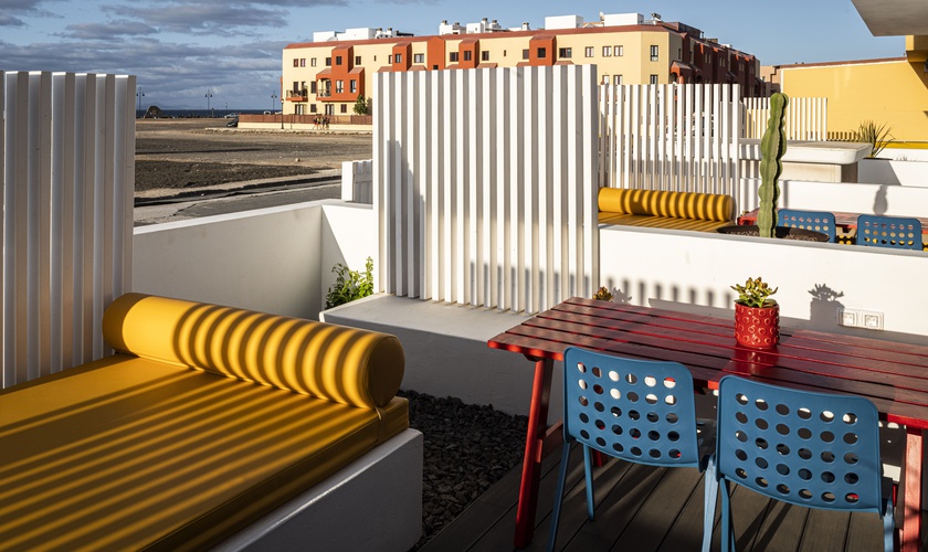 Duplex con ingresso indipendente e vista sulla strada della terrazza - 1 camera da letto Hotel Buendía Corralejo Fuerteventura